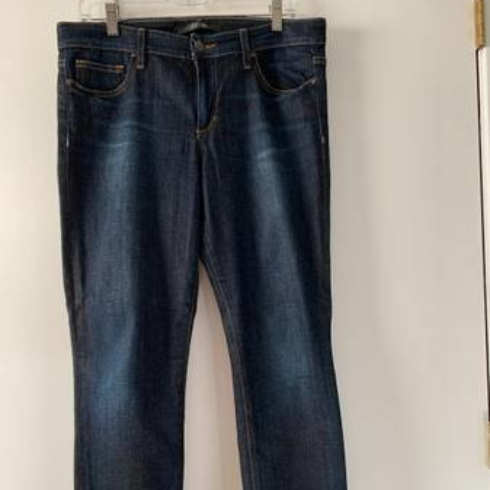 Women's JOE's Jeans Denim Blue Jeans High Rise Straight Cut Size 30
